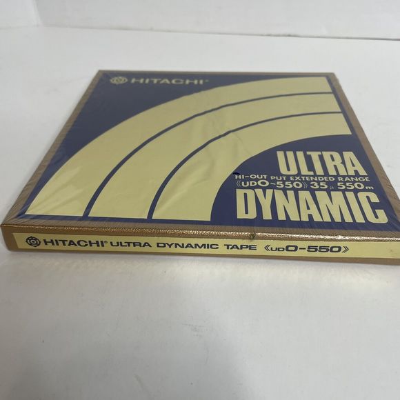 New Hitachi Ultra Dynamic UD0-550, 35 Microns, 550m, Vintage Reel Tape, Sealed - Picture 2 of 8